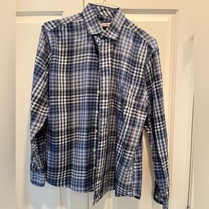 johnnie-O Hanging Out Button Down Shirt. Great condition Large Blue Striped